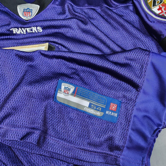 Joe Flacco Baltimore Jersey Ravens #5 Purple NFL Size 54 Reebok - Picture 5 of 5